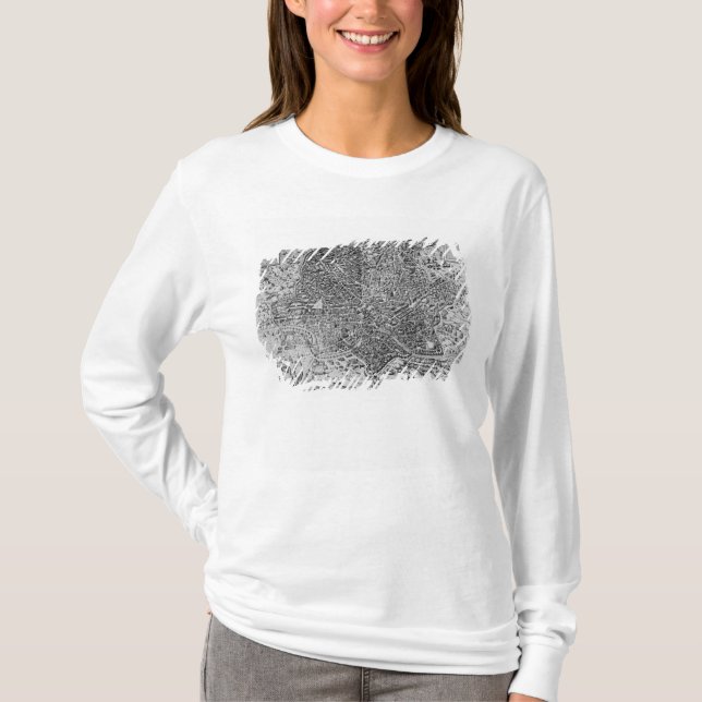 Camiseta Mapa de Roma, 1579 (Anverso)