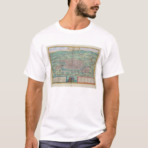Camiseta Mapa de Roma, de "Civitates Orbis Terrarum" por GE