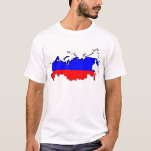 Camiseta Mapa de Rusia