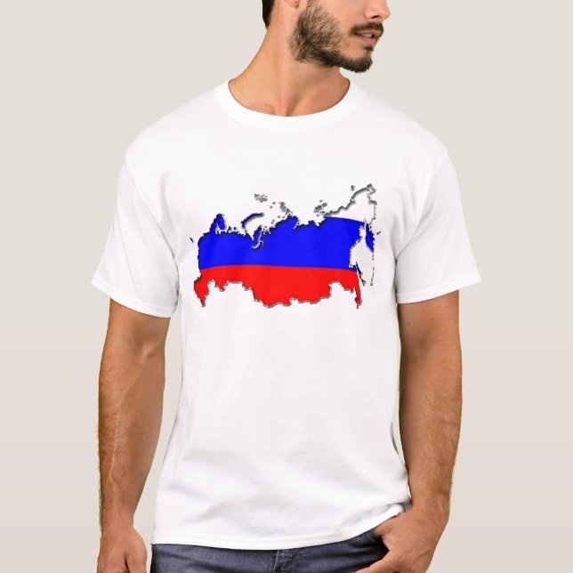 Camiseta Mapa de Rusia (Anverso)