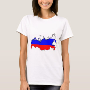 Camiseta Mapa de Rusia