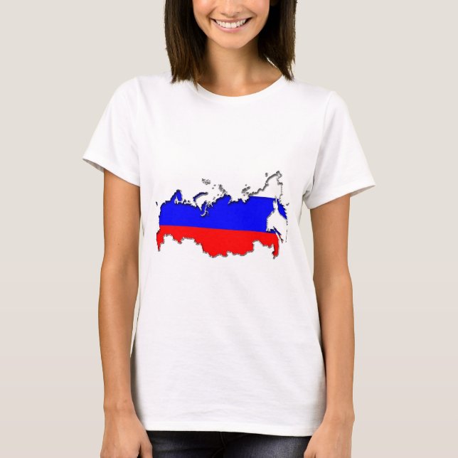 Camiseta Mapa de Rusia (Anverso)