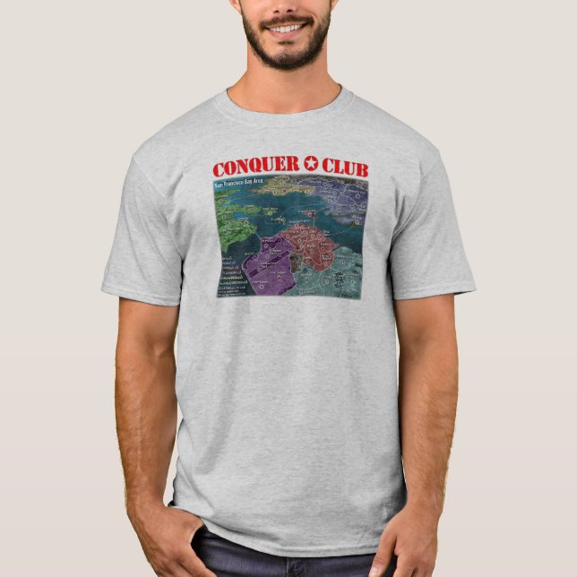 Camiseta Mapa de San Francisco (Anverso)