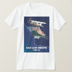 Camiseta Mapa de San Luis Oispo California