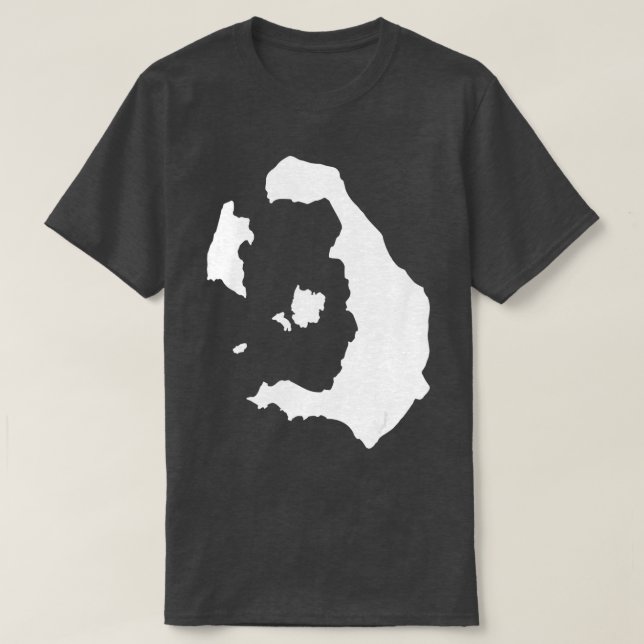 Camiseta Mapa de Santorini (Diseño del anverso)