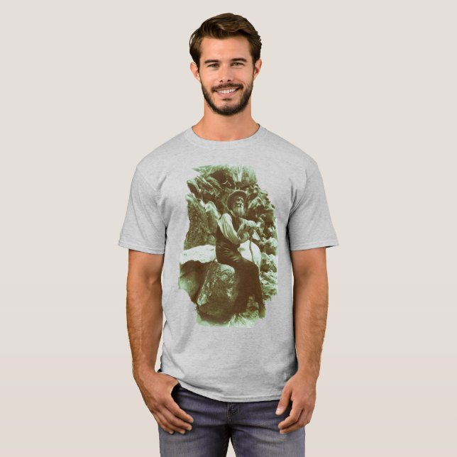 Camiseta Mapa de senderos de John Muir (Anverso completo)