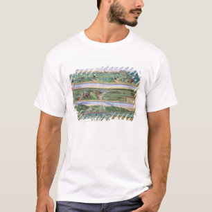 Camiseta Mapa de Sevilla, de Cádiz, y de Málaga, de