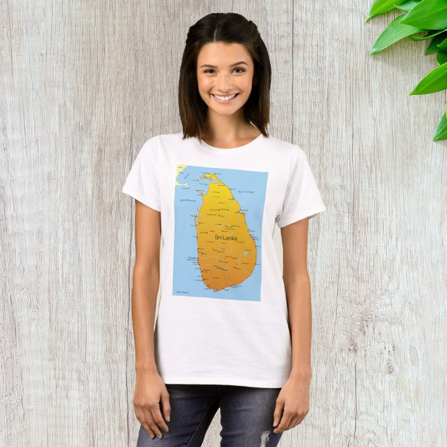 Camiseta Mapa de Sri Lanka (Subido por el creador)