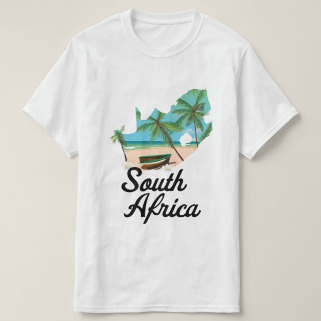 Camiseta Mapa de Sudáfrica (Diseño del anverso)