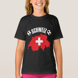 Camiseta Mapa de Suiza de Schweiz