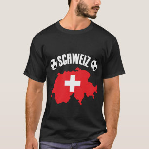 Camiseta Mapa de Suiza de Schweiz