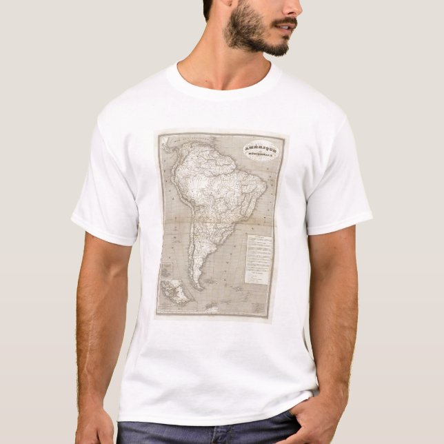 Camiseta Mapa de Suramérica (Anverso)