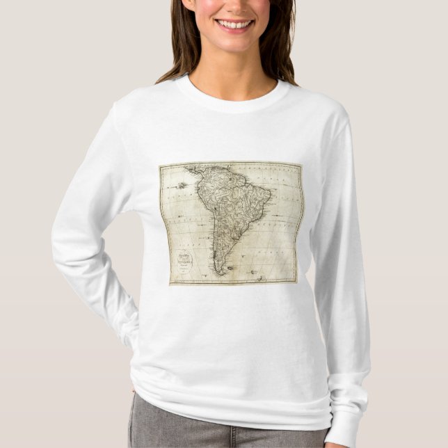 Camiseta Mapa de Suramérica (Anverso)