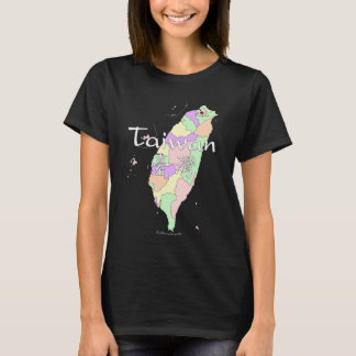Camiseta Mapa de Taiwán