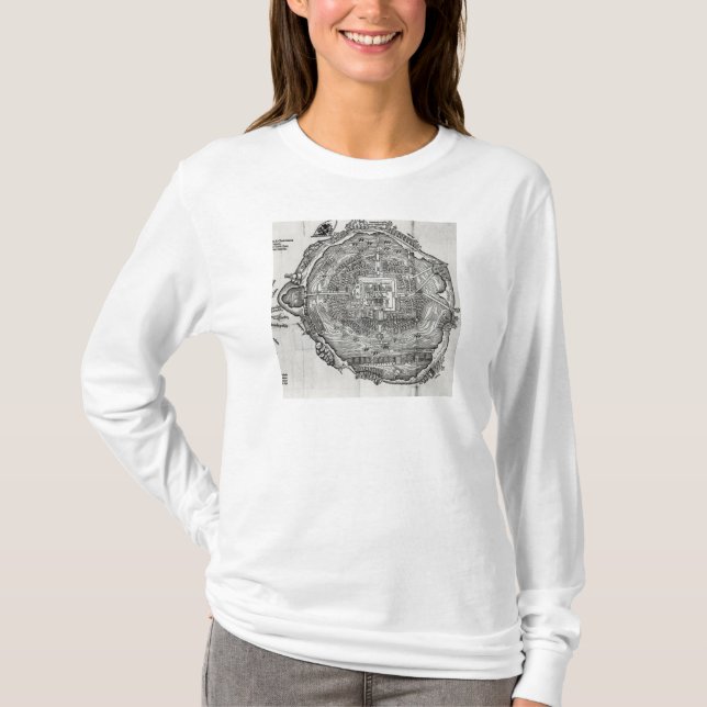Camiseta Mapa de Tenochtitlan (Anverso)