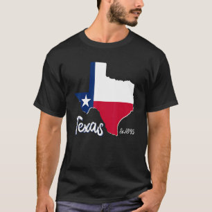 Camiseta Mapa De Texas Bandera Estatal De Estados Unidos Ho