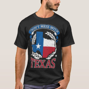Camiseta Mapa de Texas, no se mezcle con Texas