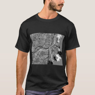 Camiseta Mapa de toner de desvío de San Francisco