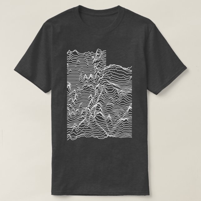 Camiseta Mapa De Topografía De Elevaciones Desconocidas De  (Diseño del anverso)