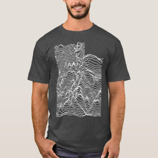 Camiseta Mapa De Topografía De Elevaciones Desconocidas De