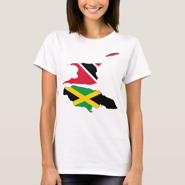 Camiseta Mapa de Trinidad y Tobago (Anverso)