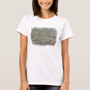 Camiseta Mapa de Túnez, de 'Civitates Orbis Terrarum' por G