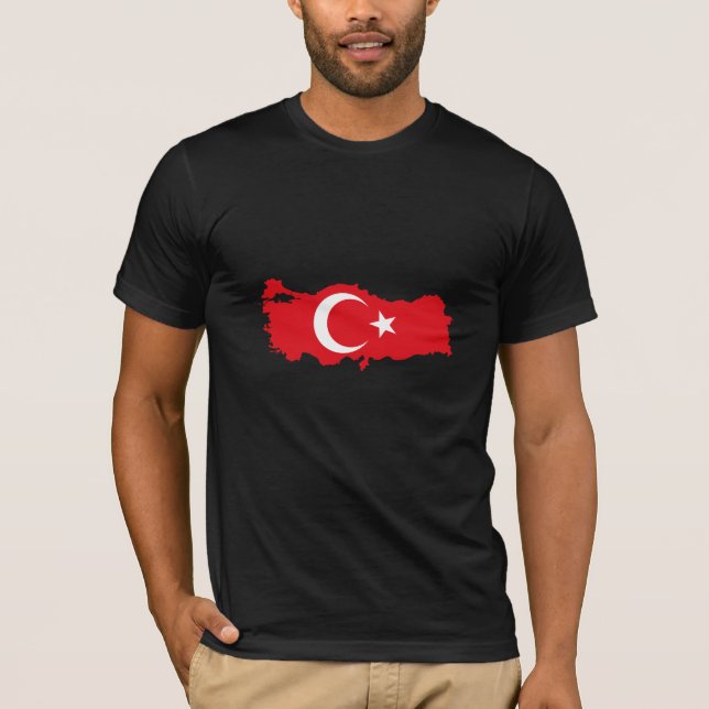 CAMISETA MAPA DE TURQUÍA (Anverso)