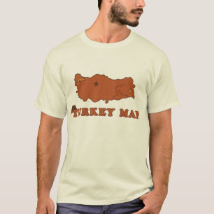 Camiseta Mapa de Turquía