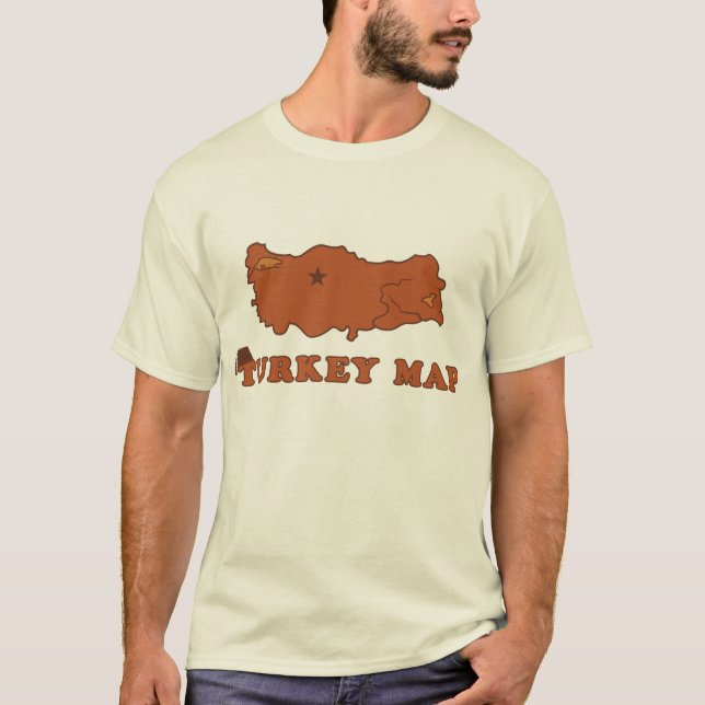 Camiseta Mapa de Turquía (Anverso)