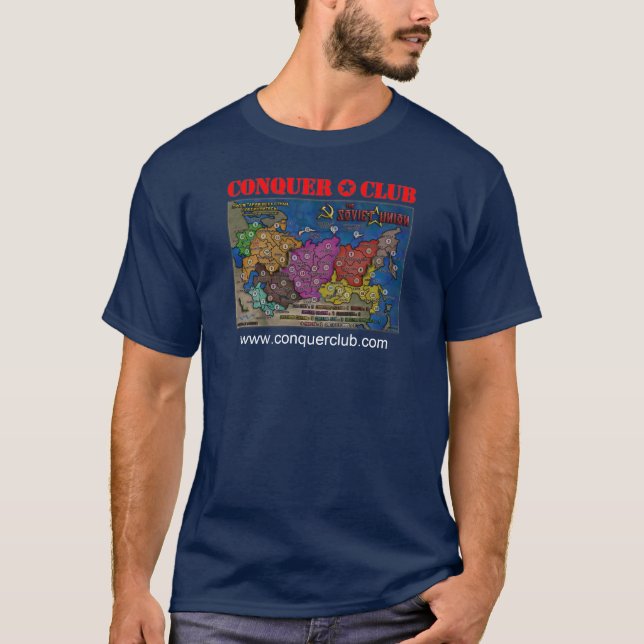 Camiseta Mapa de Unión Soviética (Anverso)