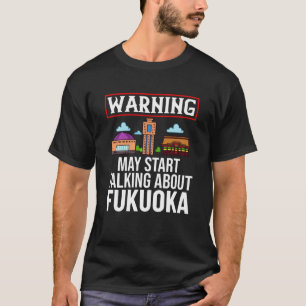Camiseta Mapa de viaje del paisaje urbano de la ciudad de F