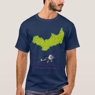 Camiseta Mapa de viajes de la isla de Porquerolles France