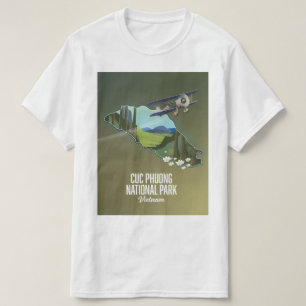 Camiseta Mapa de Vietnam del Parque Nacional Cuc Phuong