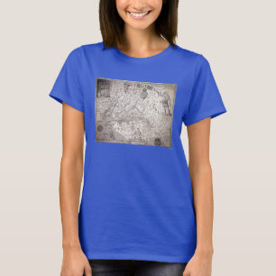 Camiseta Mapa de Virginia, 1612
