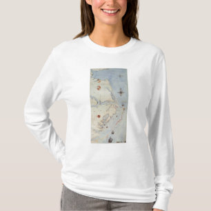 Camiseta Mapa de Virginia de Raleigh