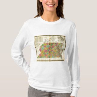 Camiseta Mapa de Virginia y de Maryland