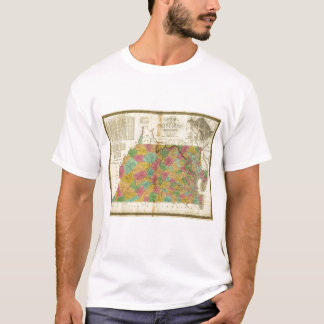 Camiseta Mapa de Virginia y de Maryland