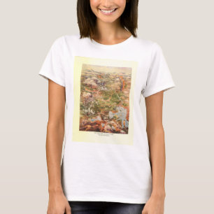 Camiseta Mapa de vistas aéreas de 1910 - Parque nacional Ye