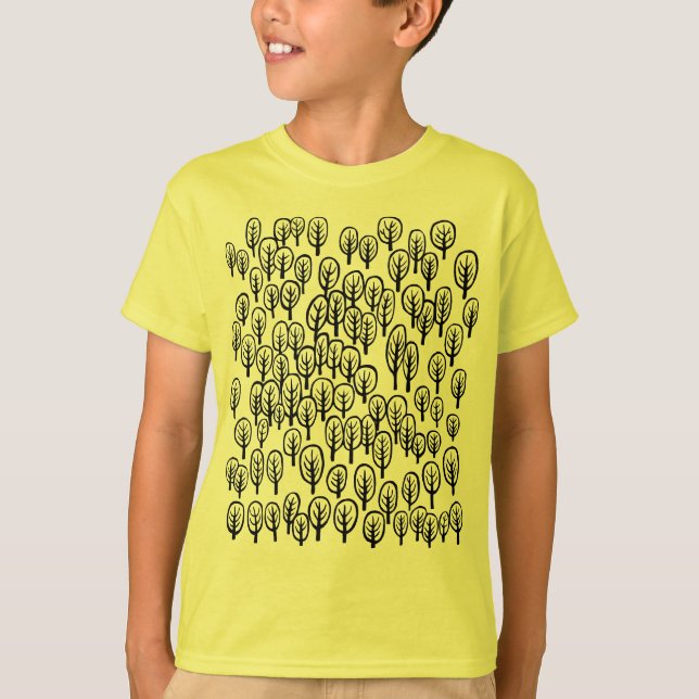 Camiseta Mapa de Woodland (Anverso)