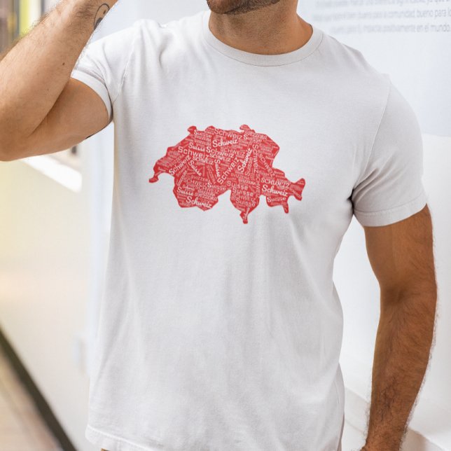 Camiseta Mapa de Word de Suiza (Subido por el creador)