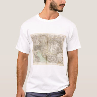 Camiseta Mapa del atlas de Austria