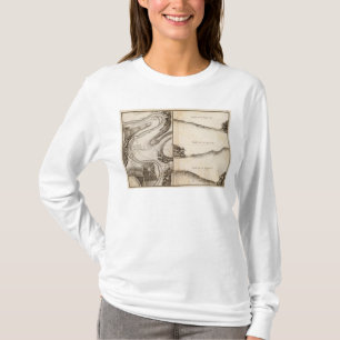 Camiseta Mapa del atlas de Charente del La