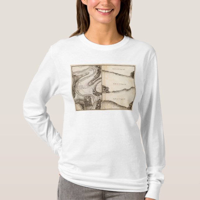 Camiseta Mapa del atlas de Charente del La (Anverso)