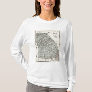 Camiseta Mapa del atlas de Georgia