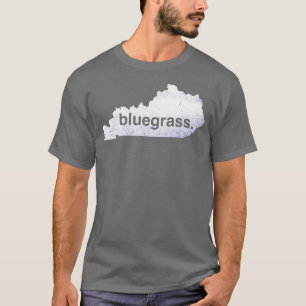 Camiseta Mapa del Bluegrass en Kentucky de Kentucky