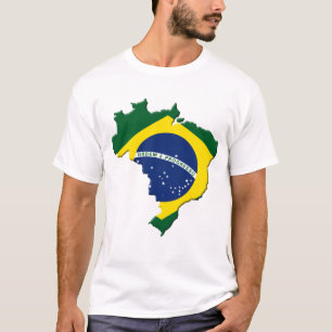 Camiseta Mapa del Brasil
