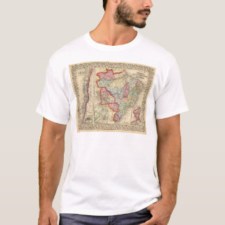 Camiseta Mapa del Brasil, Bolivia, Paraguay, Uruguay de