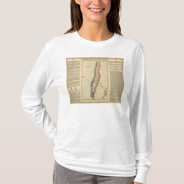 Camiseta Mapa del chile (Anverso)