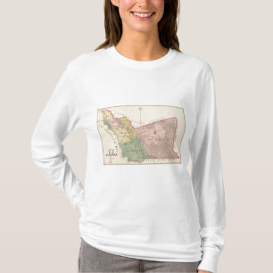 Camiseta Mapa del condado de Alameda