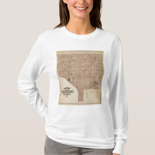 Camiseta Mapa del condado de Anoka, Minnesota
